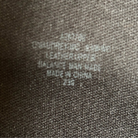 Marc Fisher Wide Calf Leather Riding Boots Buckle Side Zip Black Womens Size 9.5 - Picture 8 of 9